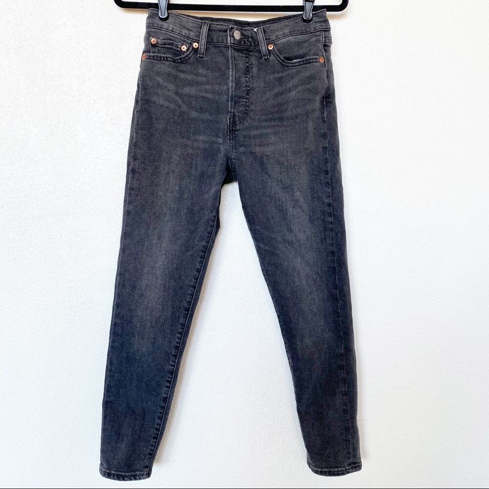 Levi's Wedgie Fit Skinny Jeans Dark Grey Size 28